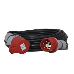 Verlängerungskabel PVC KAbel 5x4mm2, 32A, 20 Meter