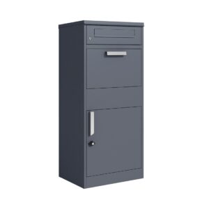 Holmberg Paket-Briefkasten 50x38x112cm anthrazit